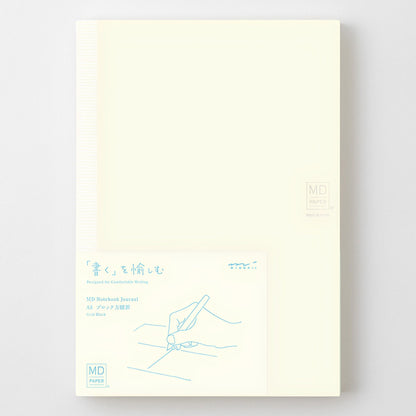 MD Notebook Journal A5 with grid block layout and cream MD Paper pages