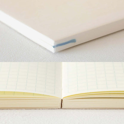 MD Notebook Journal A5 with grid block layout and cream MD Paper pages