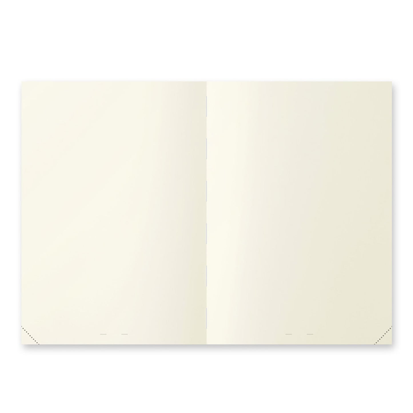 MD Product A5 Codex 1 Day 1 Page blank notebook journal with cream MD Paper pages and exposed spine