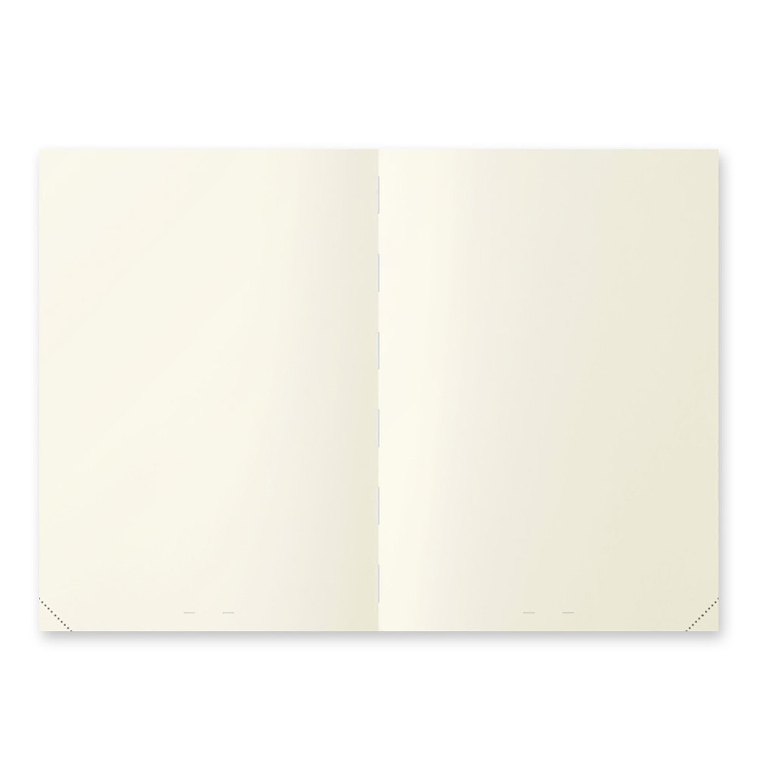 MD Product A5 Codex 1 Day 1 Page blank notebook journal with cream MD Paper pages and exposed spine
