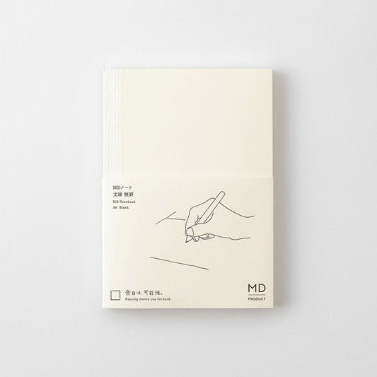 MD Notebook A6 with blank cream MD Paper pages