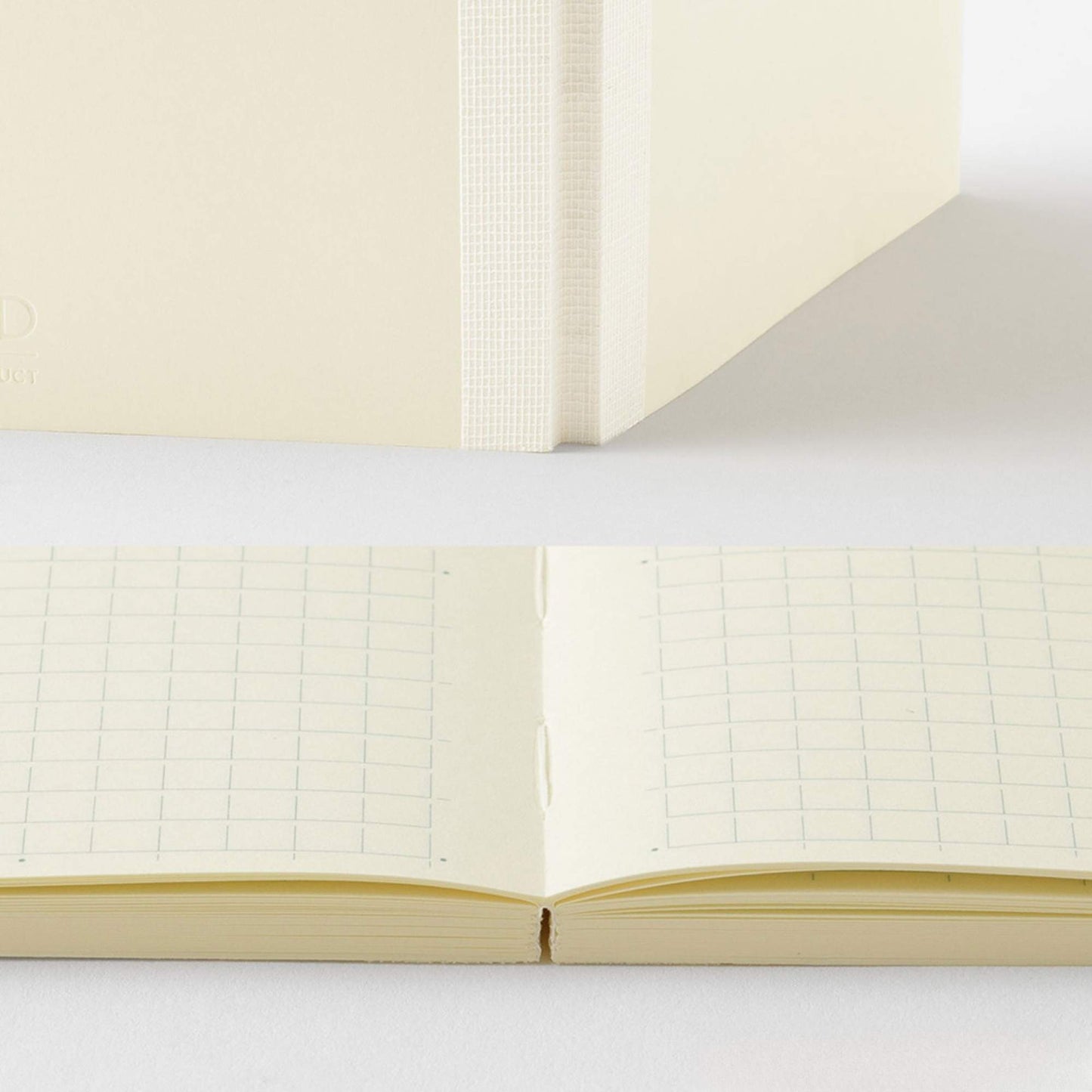 MD Notebook A6 with 5mm grid pages and cream MD Paper