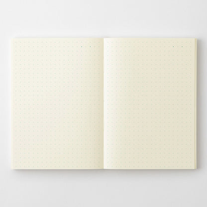 MD Notebook A6 with 5mm dot grid pages and cream MD Paper