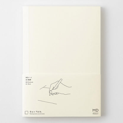 MD Notebook Blank A5 with 176 blank MD Paper pages