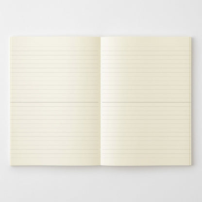 MD Notebook A5 with lined cream MD Paper pages and minimalist cover
