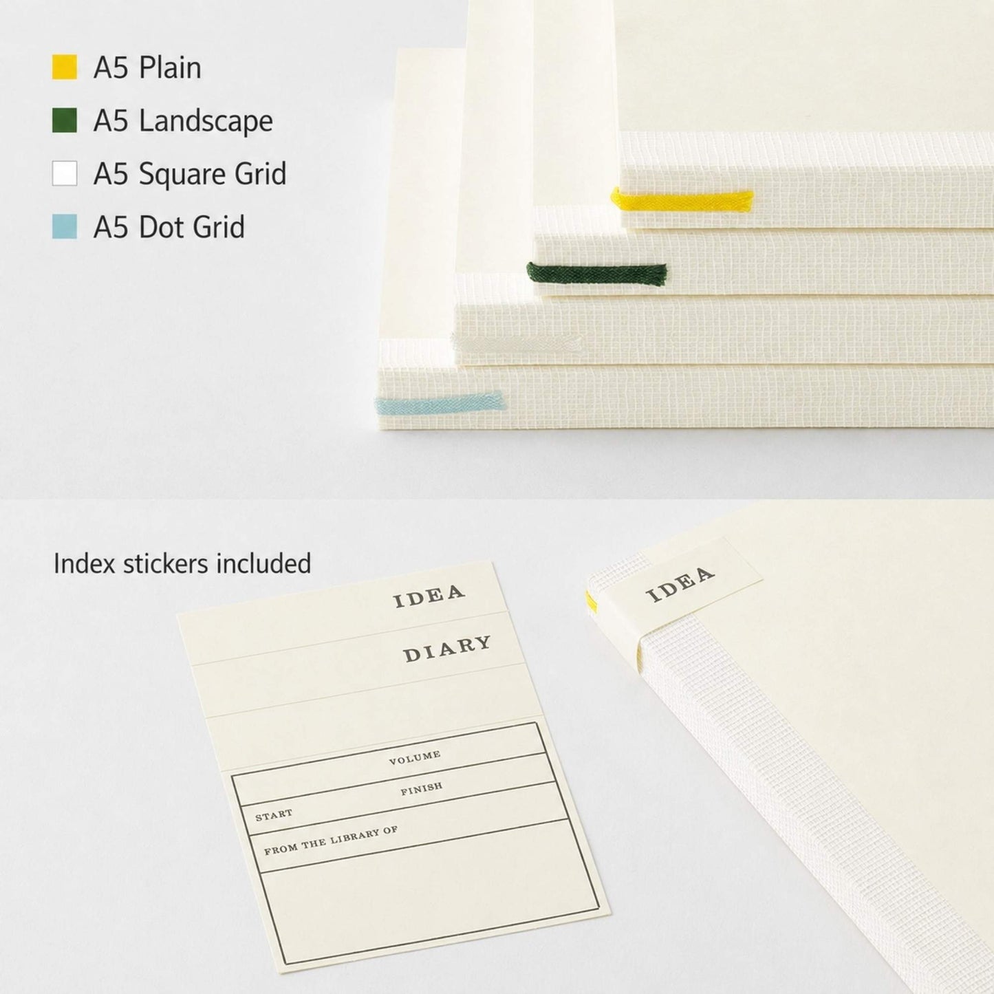 MD Notebook Journal – Grid Block | A5