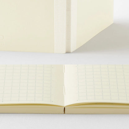 MD Product A5 grid notebook with cream MD Paper pages and minimalist cover