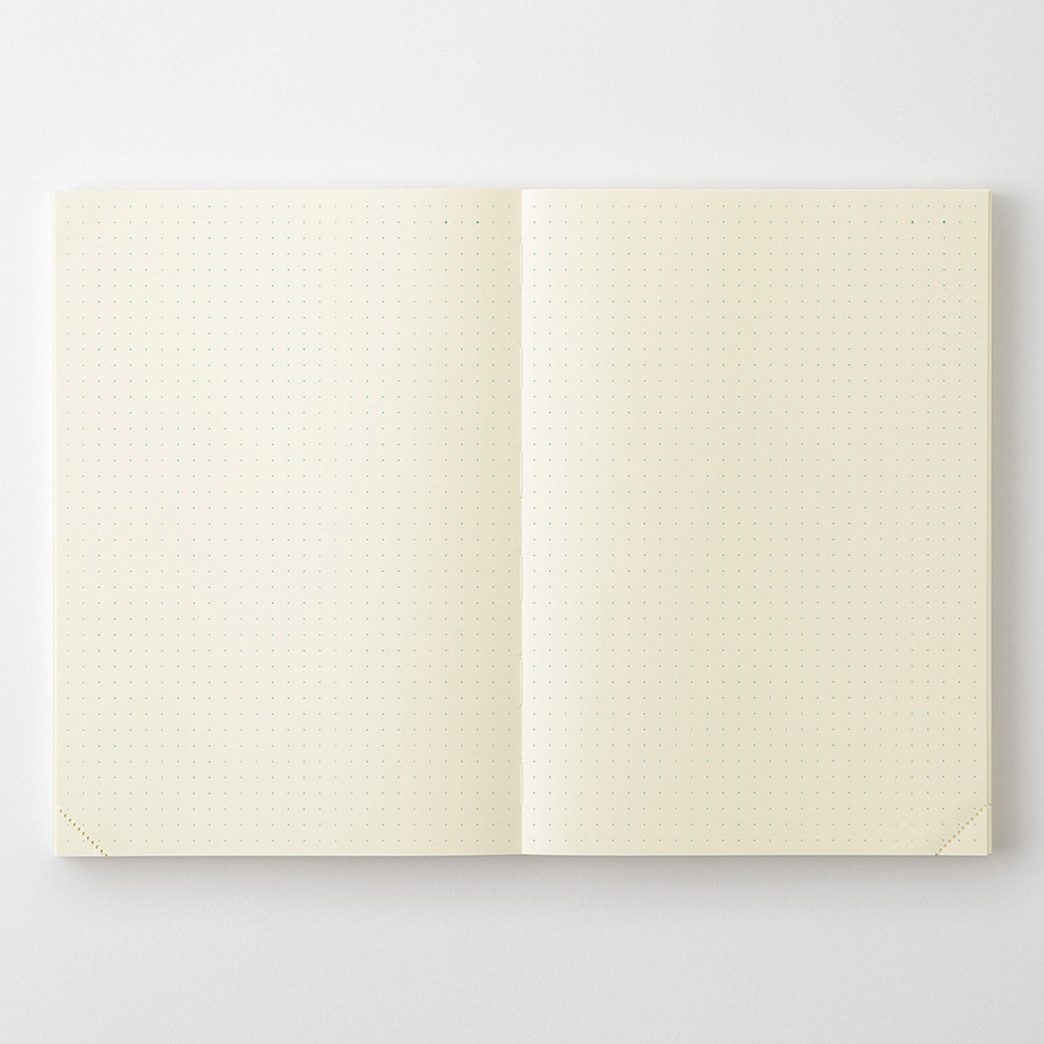 MD Product A5 Codex 1 Day 1 Page dot grid notebook with cream MD Paper pages and exposed spine
