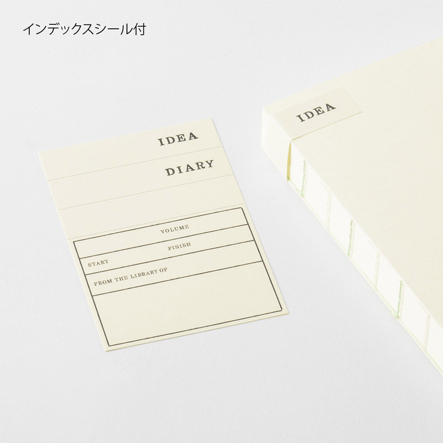 MD Product A5 Codex 1 Day 1 Page dot grid notebook with cream MD Paper pages and exposed spine