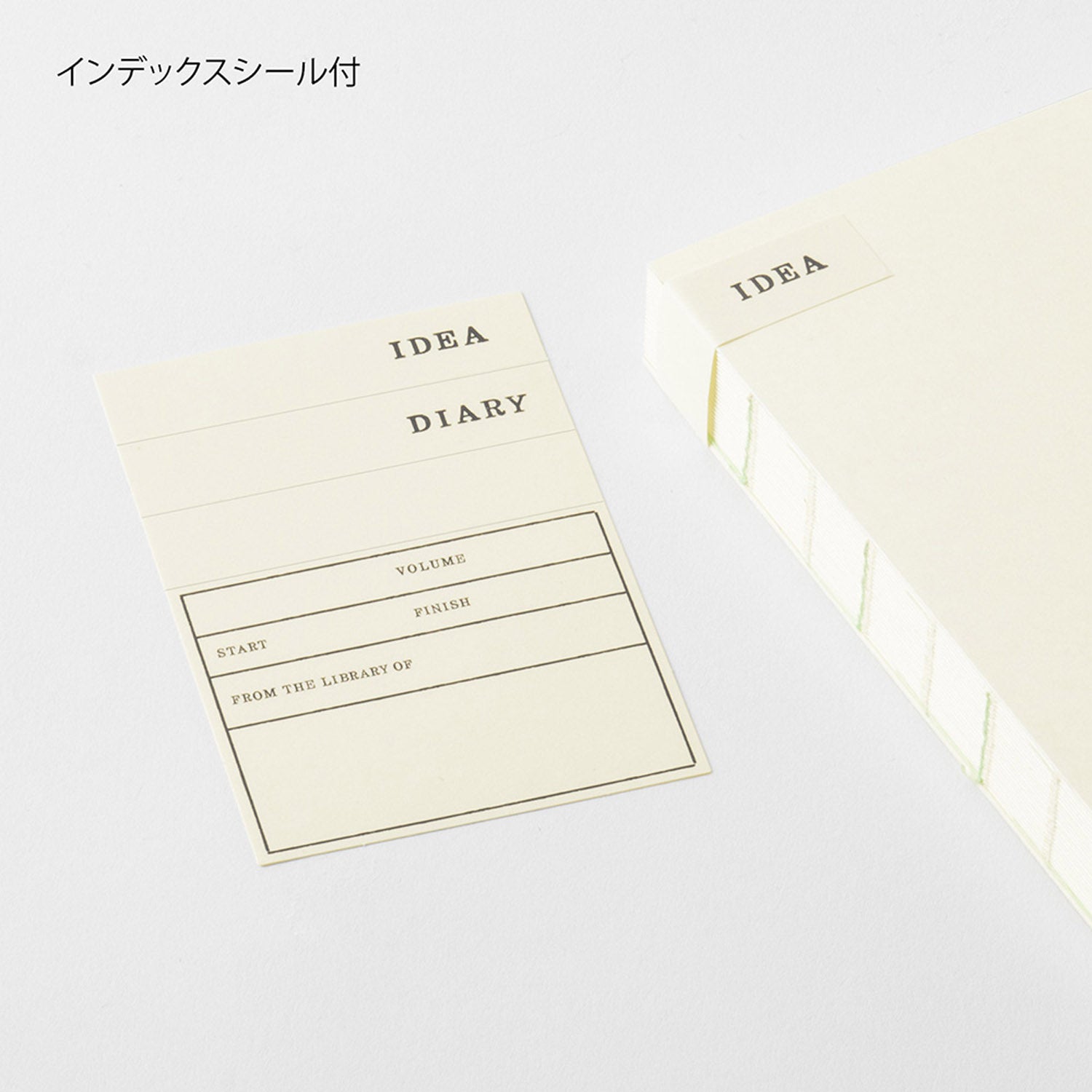 MD Product A5 Codex 1 Day 1 Page dot grid notebook with cream MD Paper pages and exposed spine