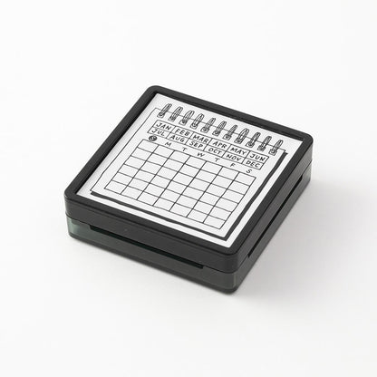 Midori Pre-Inked Paintable Stamp – Calendar