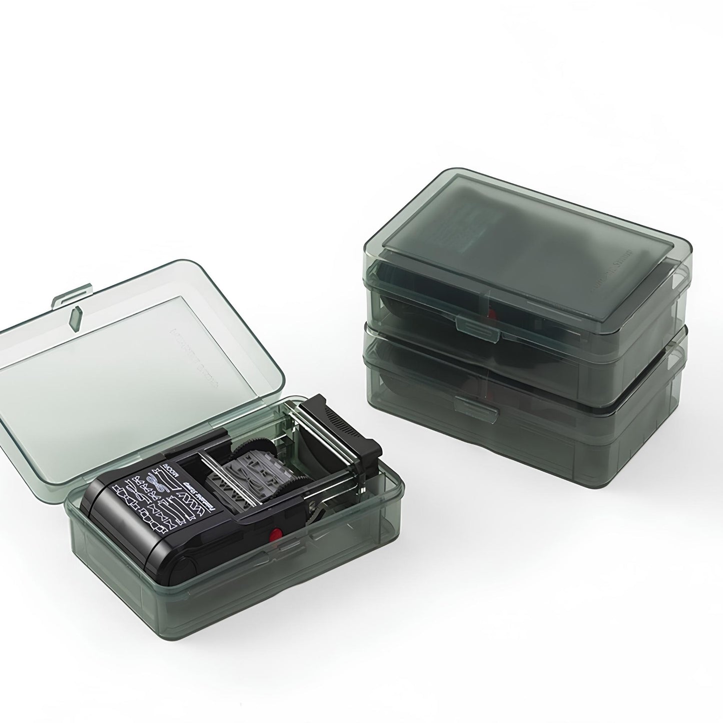 Midori Storage Case for Paintable Rotating Stamps with translucent stackable design