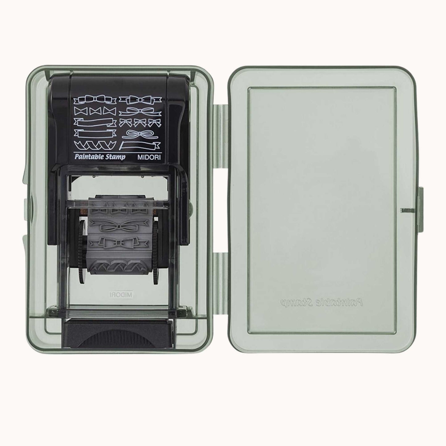Midori Storage Case for Paintable Rotating Stamps with translucent stackable design