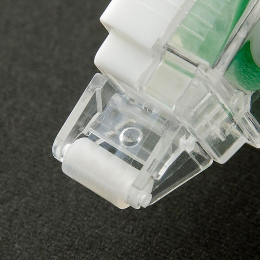 Midori XS Glue Tape – compact glue tape roller with 8 metres of adhesive for scrapbooking and journaling while traveling