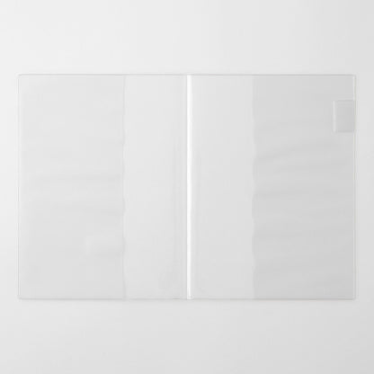 MD Product clear PVC notebook cover for A5 Codex 1 Day 1 Page notebook with pen holder