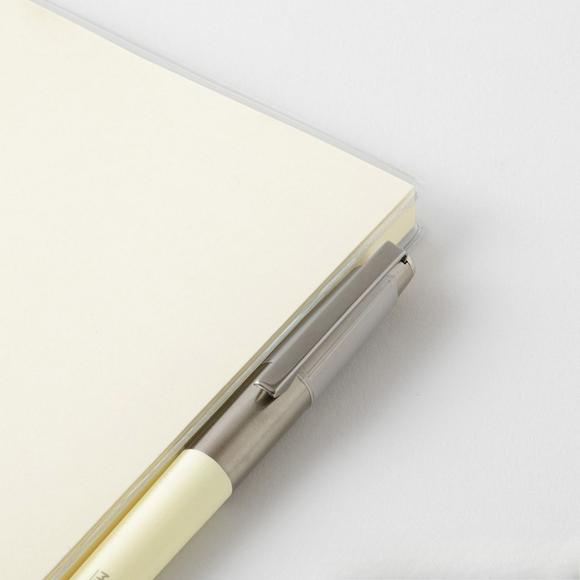 MD Product clear PVC notebook cover for A5 Codex 1 Day 1 Page notebook with pen holder