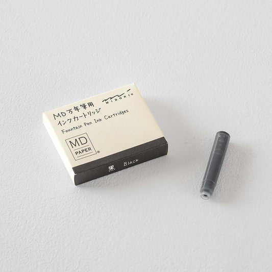 MD Fountain Pen Ink Cartridges – Black