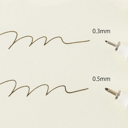 MD Drawing Pen with 0.5mm tip and black pigment ink