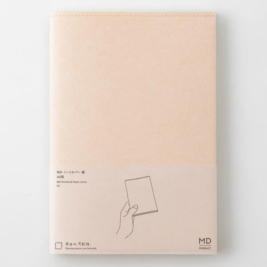 Paper cover designed for the MD Notebook A5 made from durable Cordoba paper