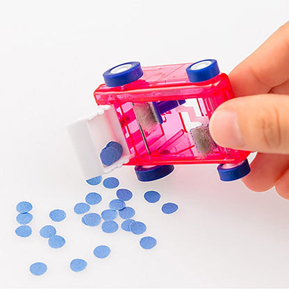 Midori mini cleaner in pink, blue, and clear – handheld roller cleaner for desks and journaling messes