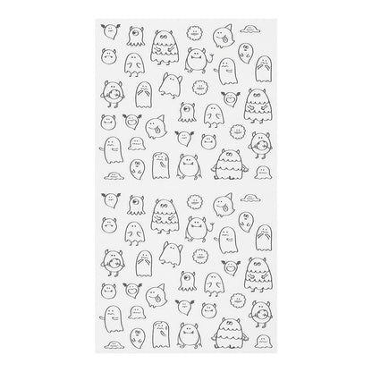 Midori Planner Stickers – Chat Series | Monsters