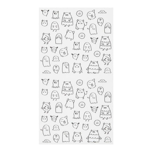 Midori Planner Stickers – Chat Series | Monsters