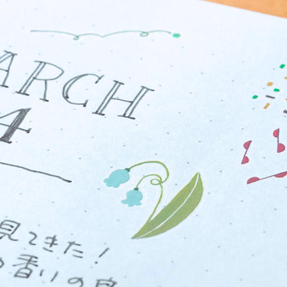 Midori Transfer Stickers – Scandinavian Style Flowers