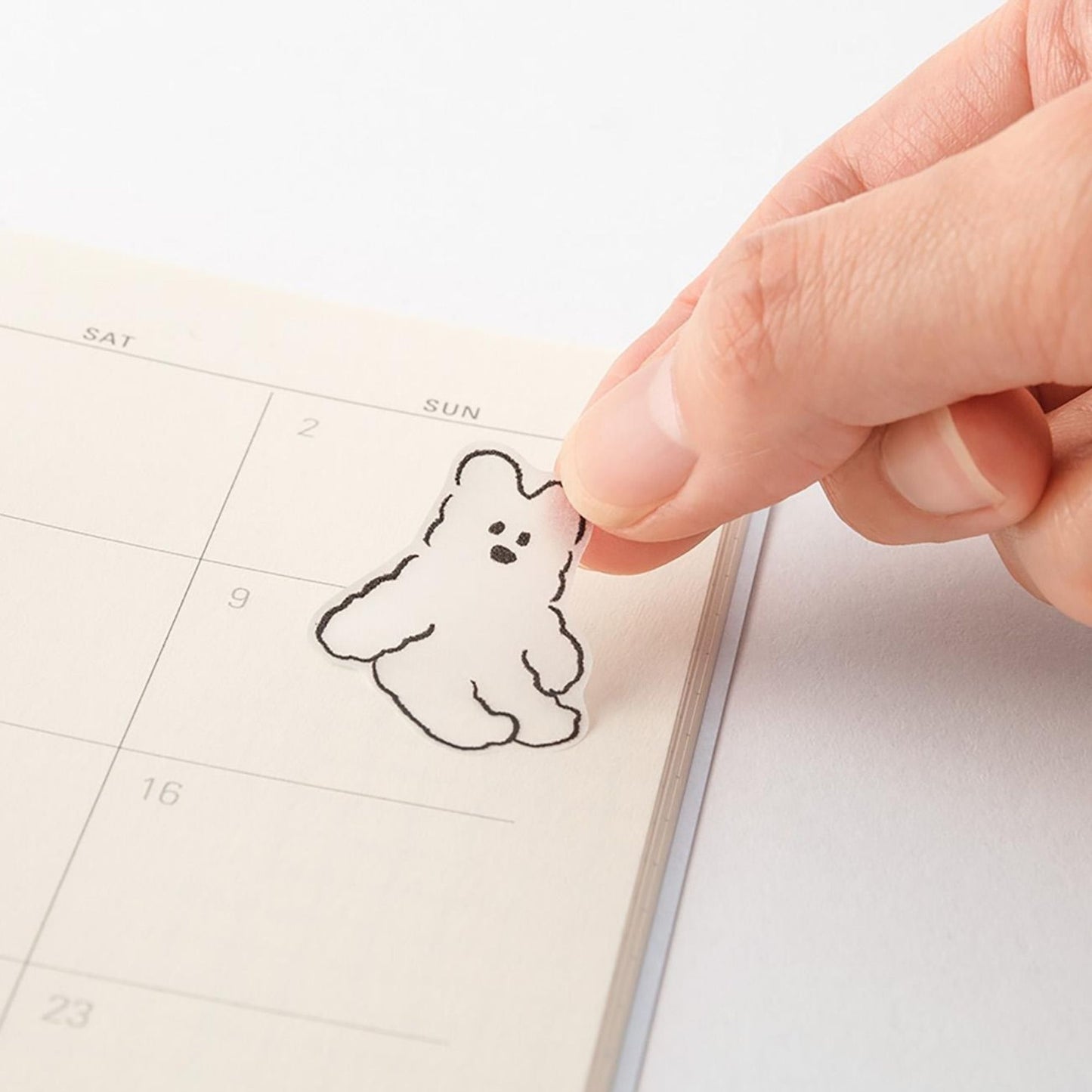 Midori Two-Sheet Stickers Cuteness featuring cute monsters, ghosts and playful illustrations