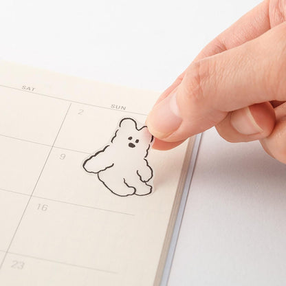 Midori Two-Sheet Stickers Cuteness featuring cute monsters, ghosts and playful illustrations