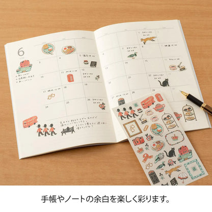 Midori Travel Stickers – British Motifs