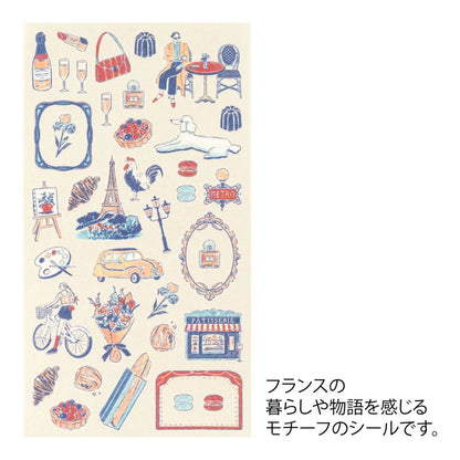 Midori Travel Stickers – French Motifs