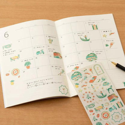 Midori Travel Stickers – Italian Motifs
