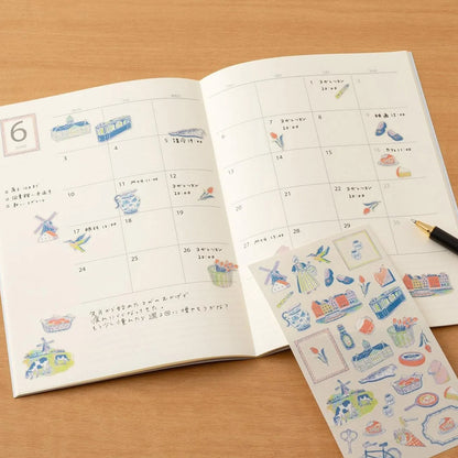 Midori Travel Stickers – Dutch Motifs