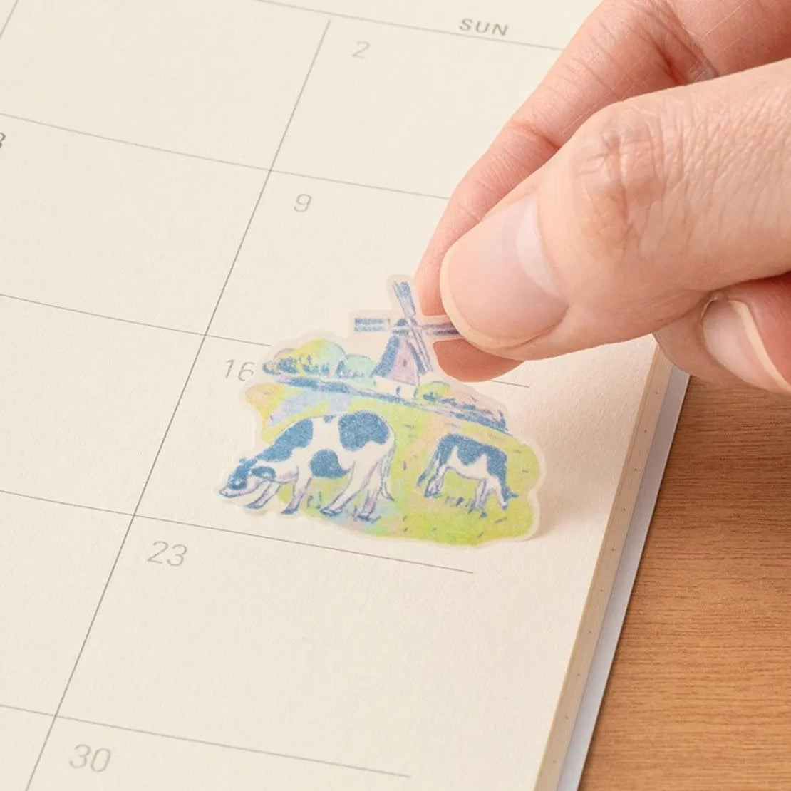 Midori Travel Stickers – Dutch Motifs
