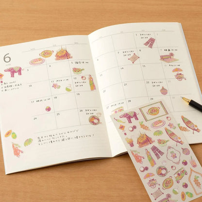 Midori Travel Stickers – Thai Motifs
