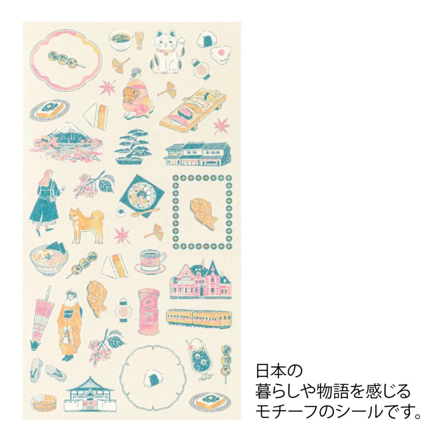Midori Travel Stickers – Japanese Motifs