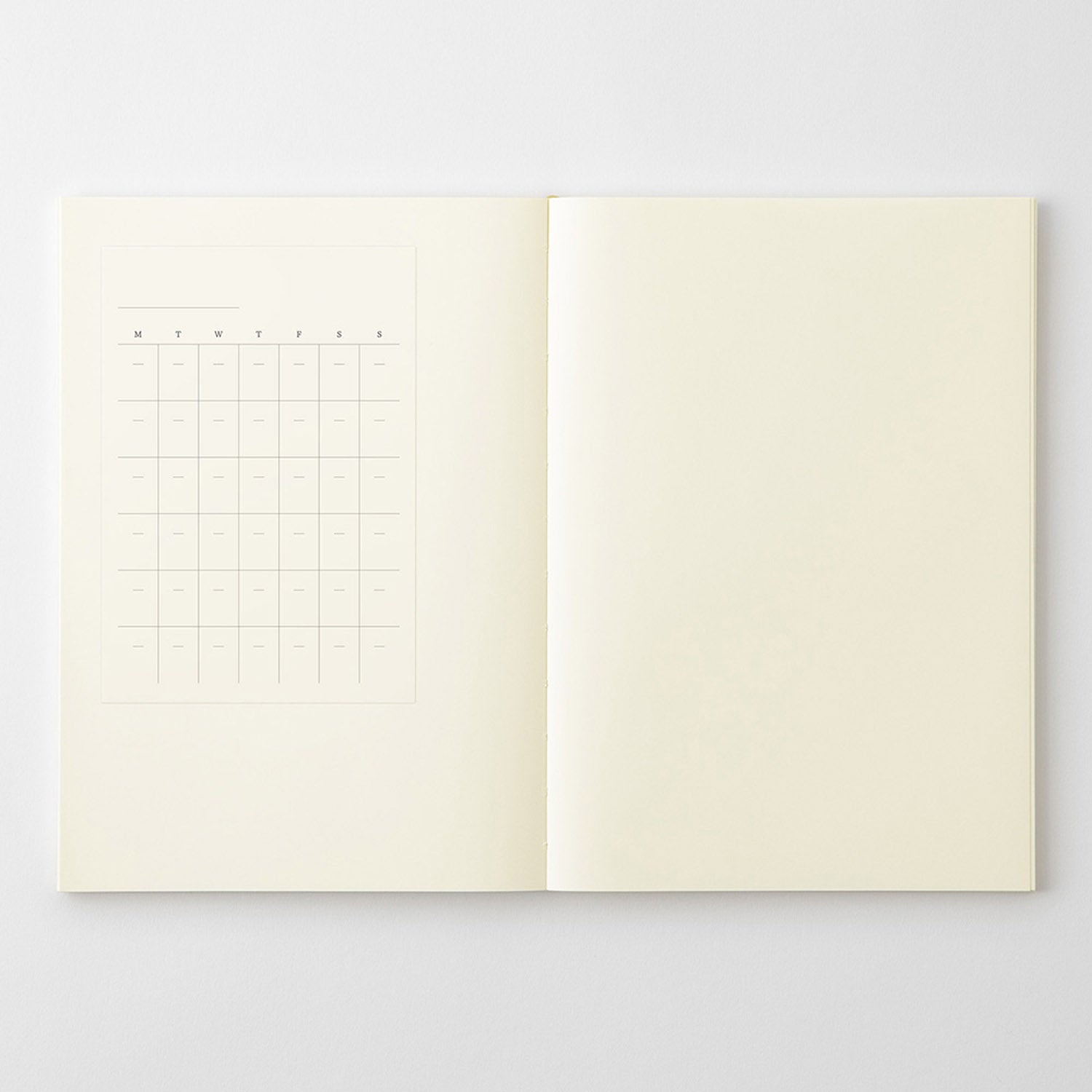 MD Product Diary Sticker Undated monthly planner adhesive sheets for MD notebooks and journals