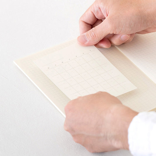 MD Product Diary Sticker Undated monthly planner adhesive sheets for MD notebooks and journals