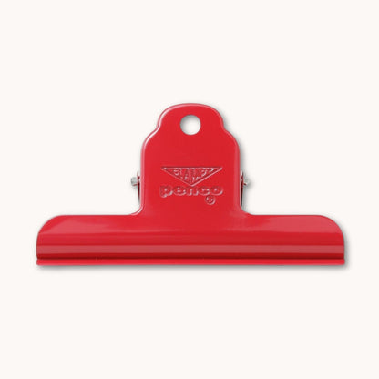 Penco red steel clip for papers and books