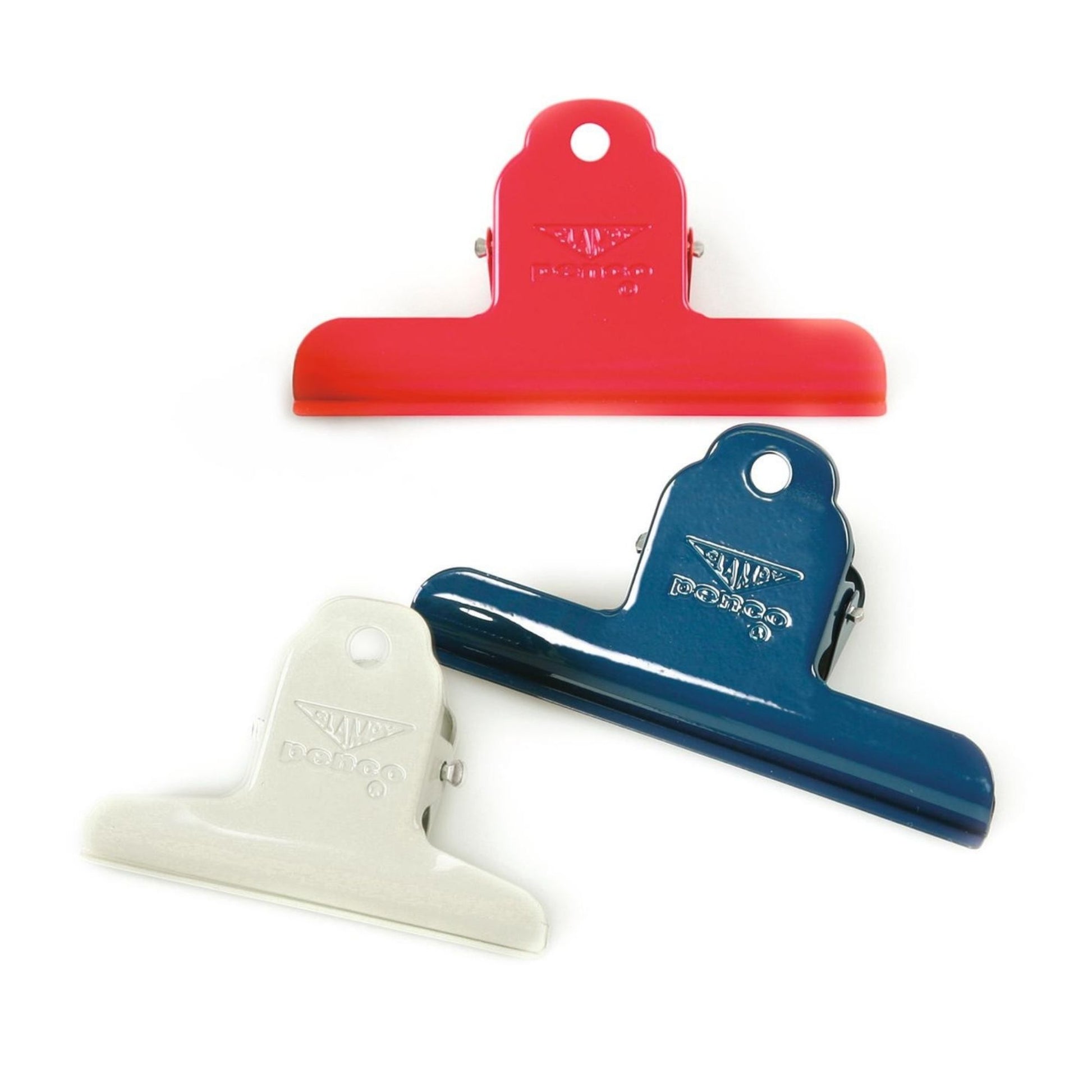 Penco red steel clip for papers and books