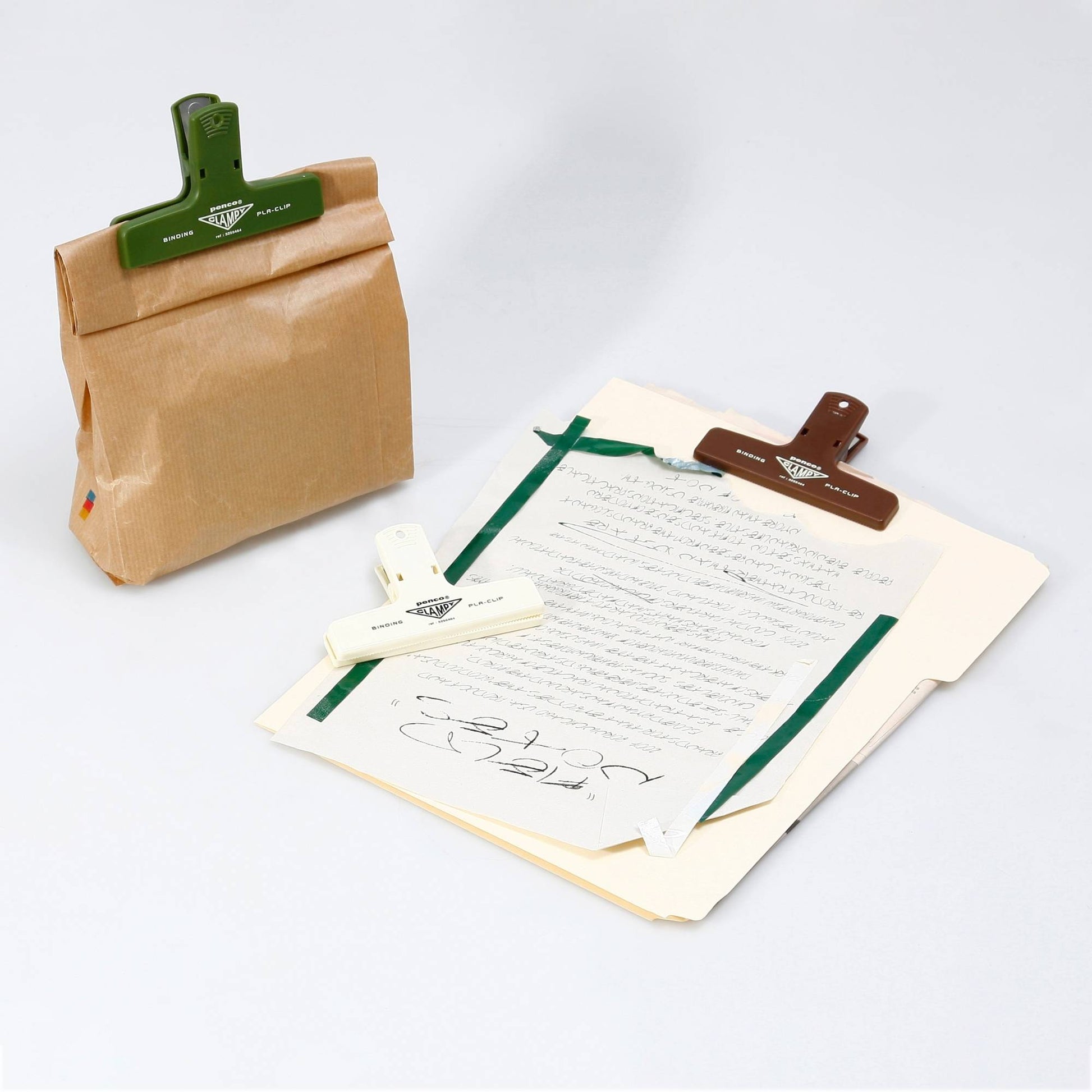 Brown Penco Clampy Plastic Clip
