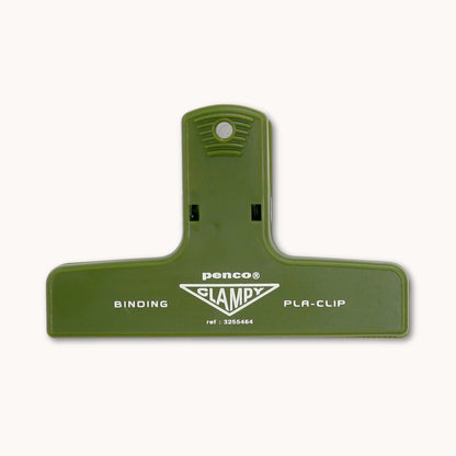 Penco Plastic Clampy Clip Olive Green Khaki
