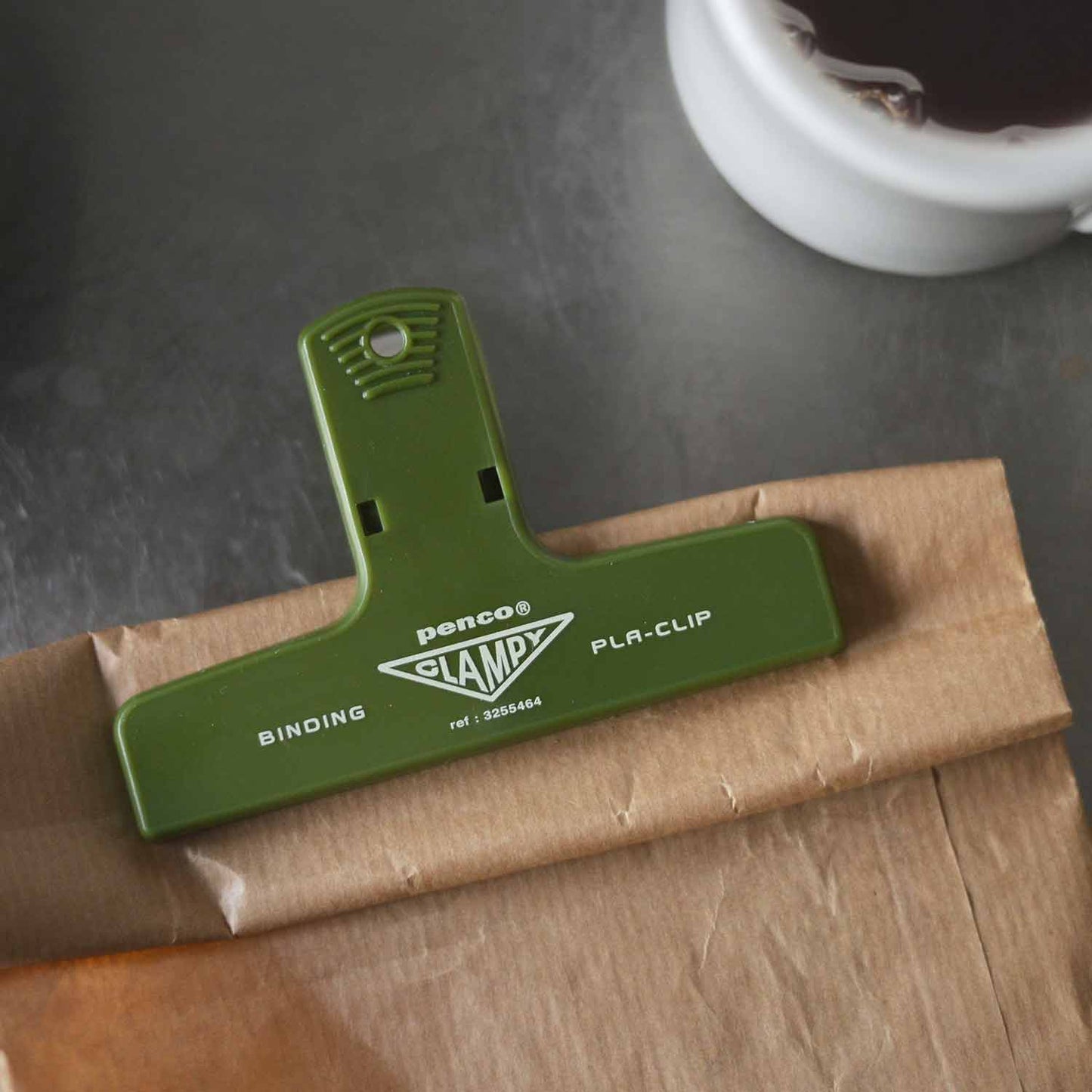 Penco Plastic Clampy Clip – Khaki Green