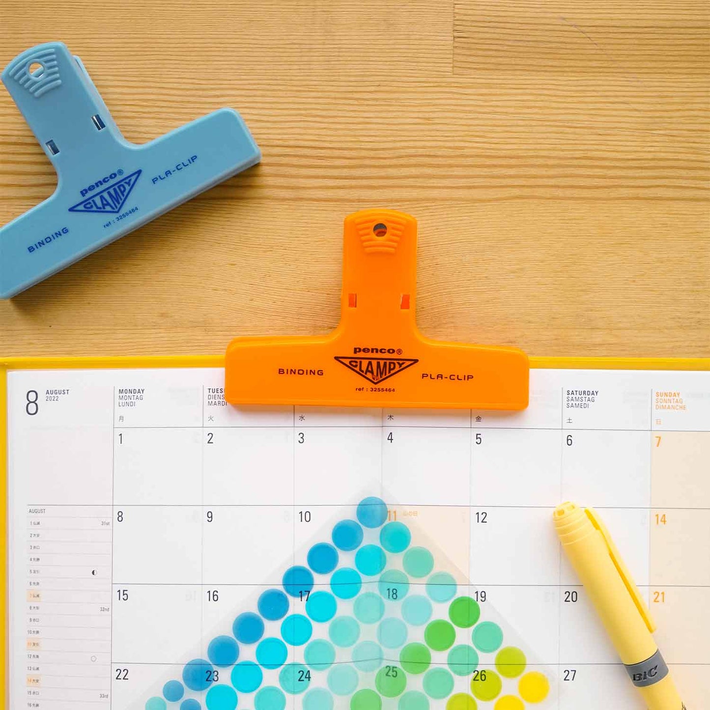 Penco Clampy Plastic Clip Light Blue