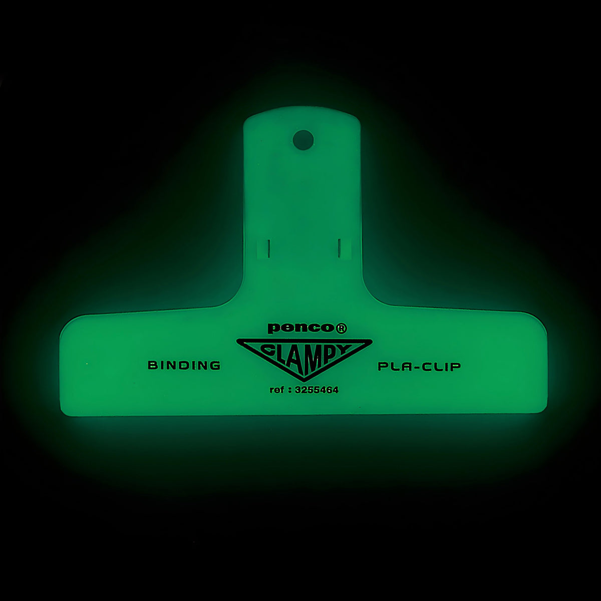 Penco glow-in-the-dark plastic Clampy clip