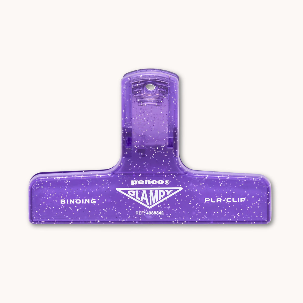 Purple glitter Penco Clampy Clip