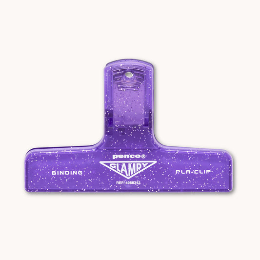 Purple glitter Penco Clampy Clip