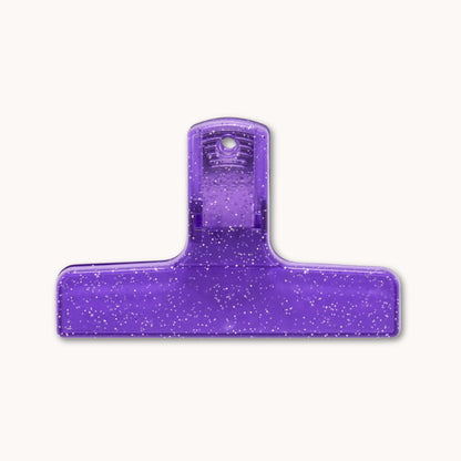 Penco Clampy Glitter Purple Clip