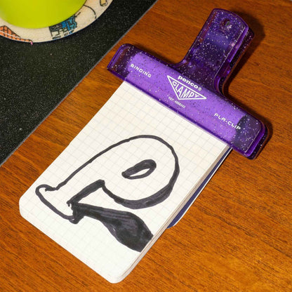 Penco Clampy Glitter Purple Clip