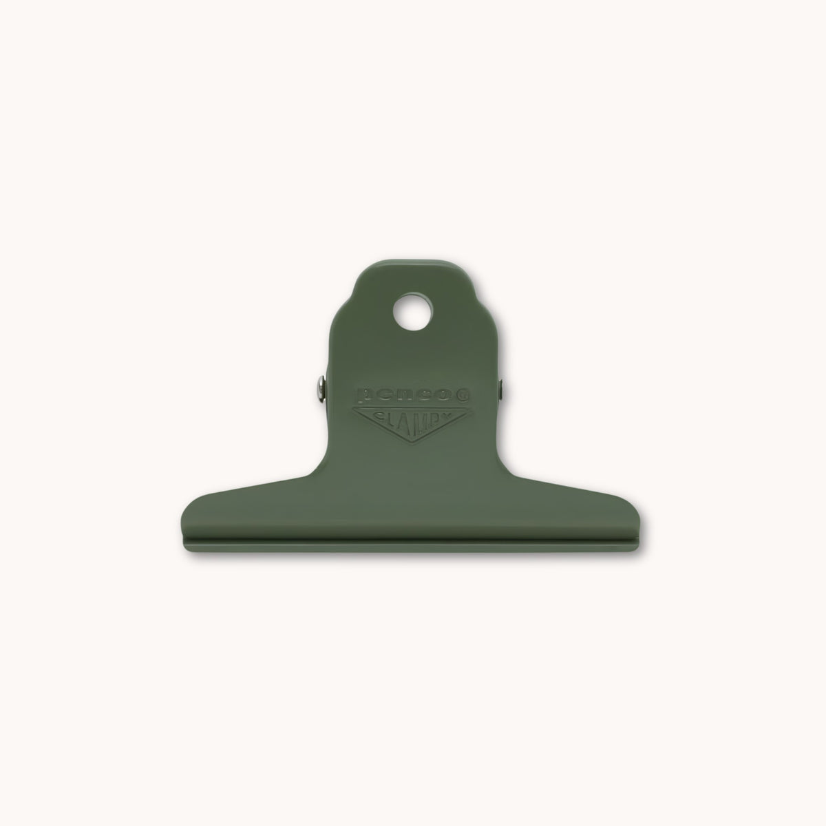 Small green Penco steel Clampy clip 